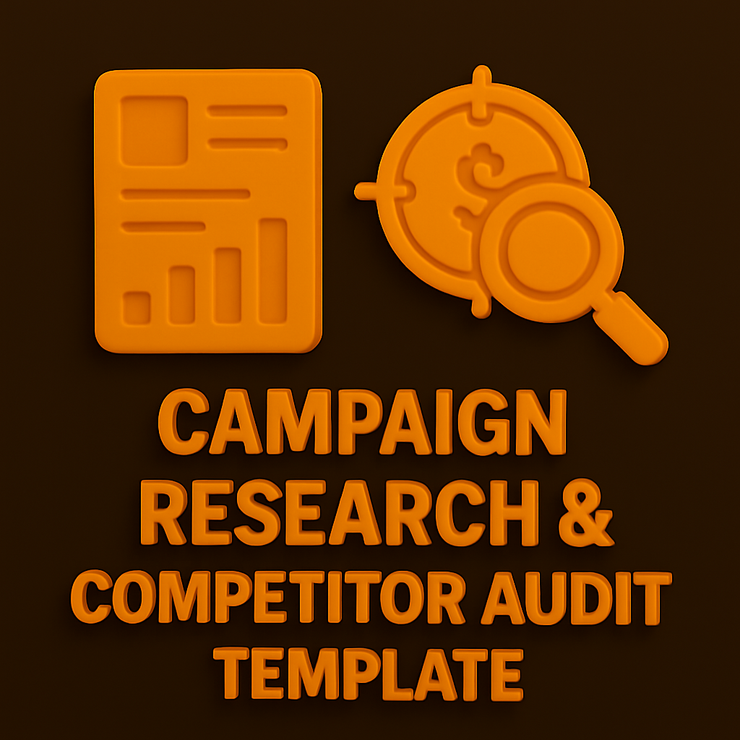 Campaign Research & Competitor Audit Template