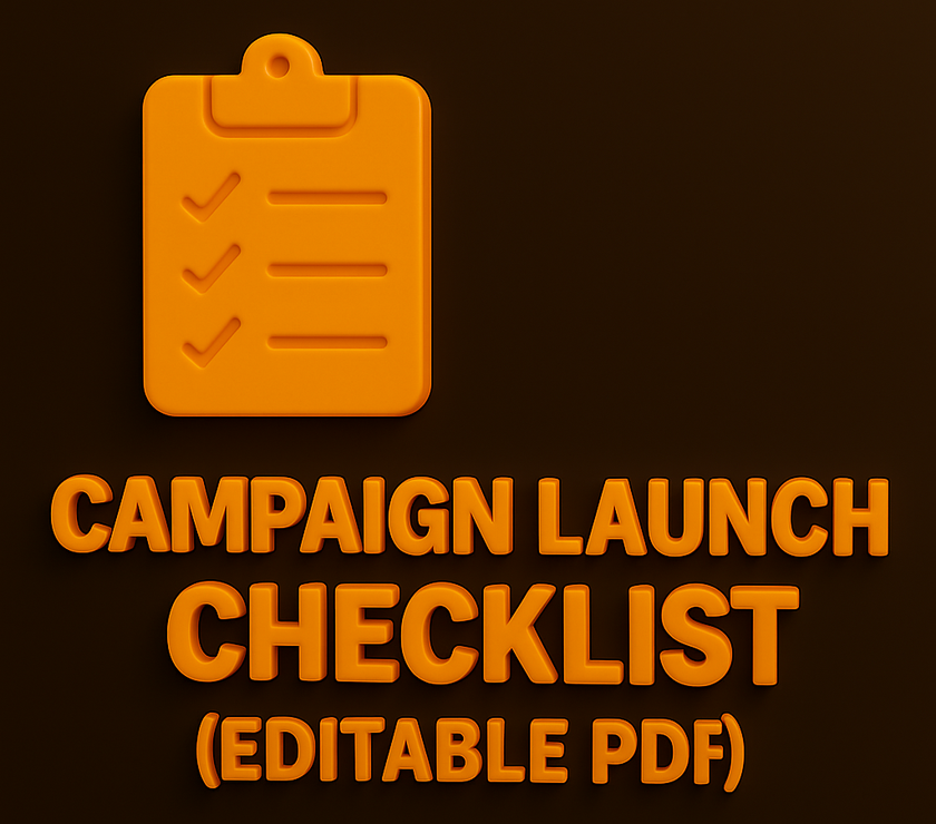 Campaign Launch Checklist